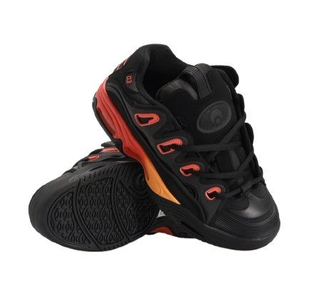 Zapatillas Osiris D3 2001 Hombre – Negro/Naranjo