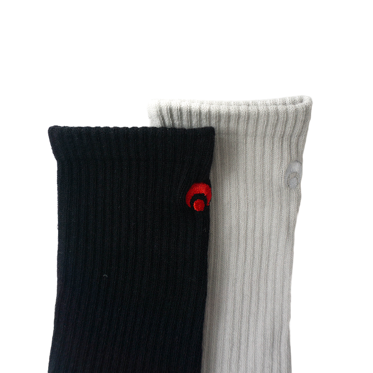 Calcetines Crew Bipack Gris/Negro