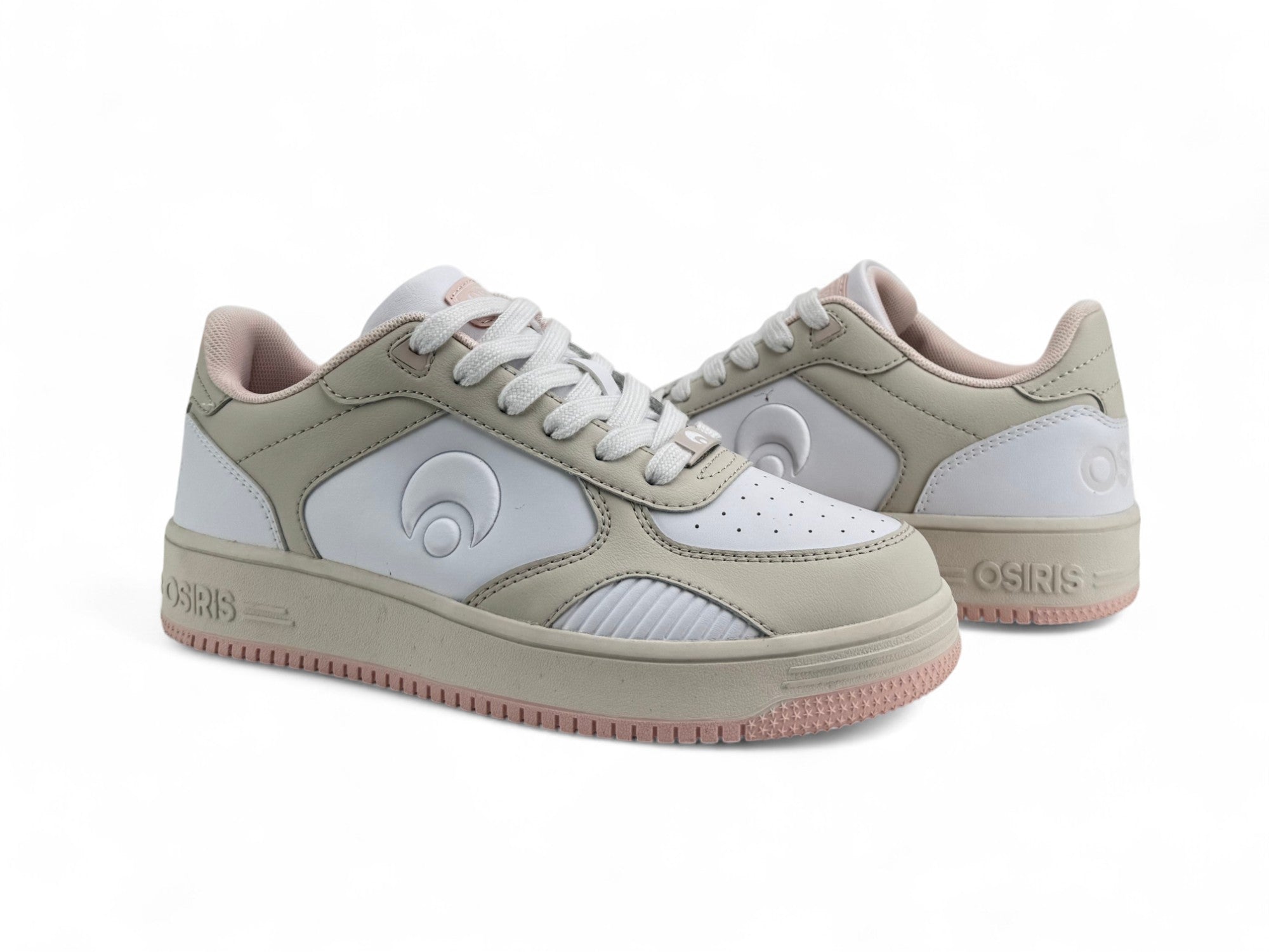 Zapatilla Osiris Steam Mujer Beige/White/Pink