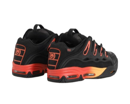 Zapatillas Osiris D3 2001 Hombre – Negro/Naranjo