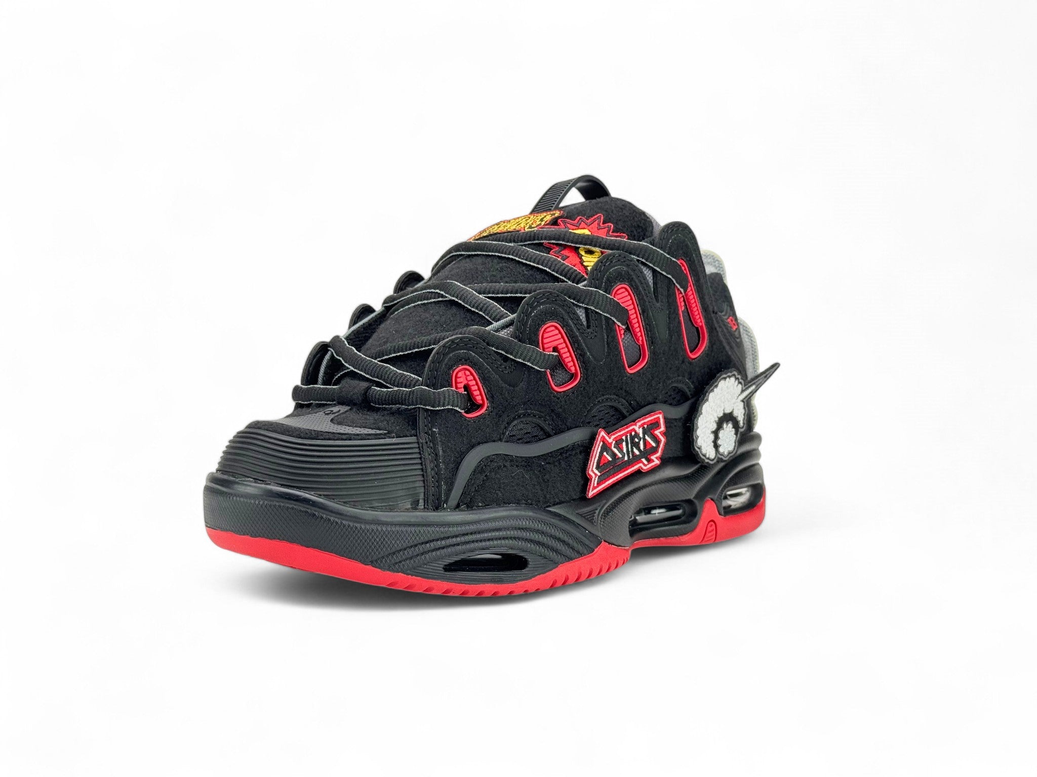 Zapatilla Osiris D3 2001 Hombre Black/Red/Velcro