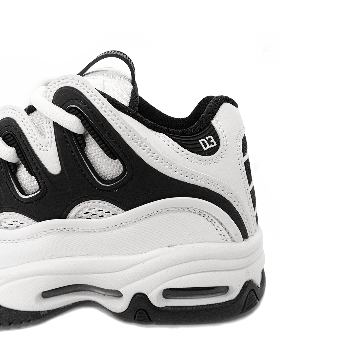 Zapatilla Osiris D3 2001 Hombre - Black/White/Black