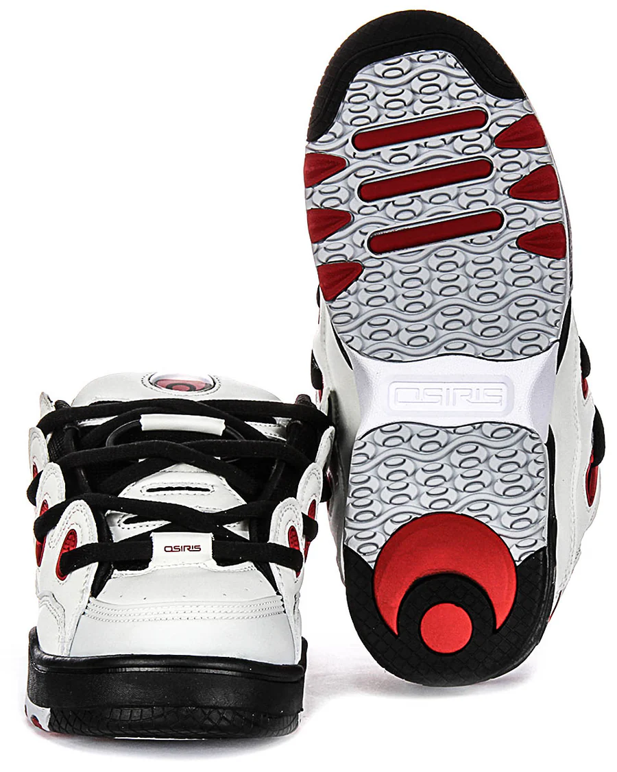 Zapatillas Osiris D3 OG Hombre – Negro/Blanco/Rojo